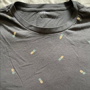 Old Navy Men's Charcoal Pineapple Tee